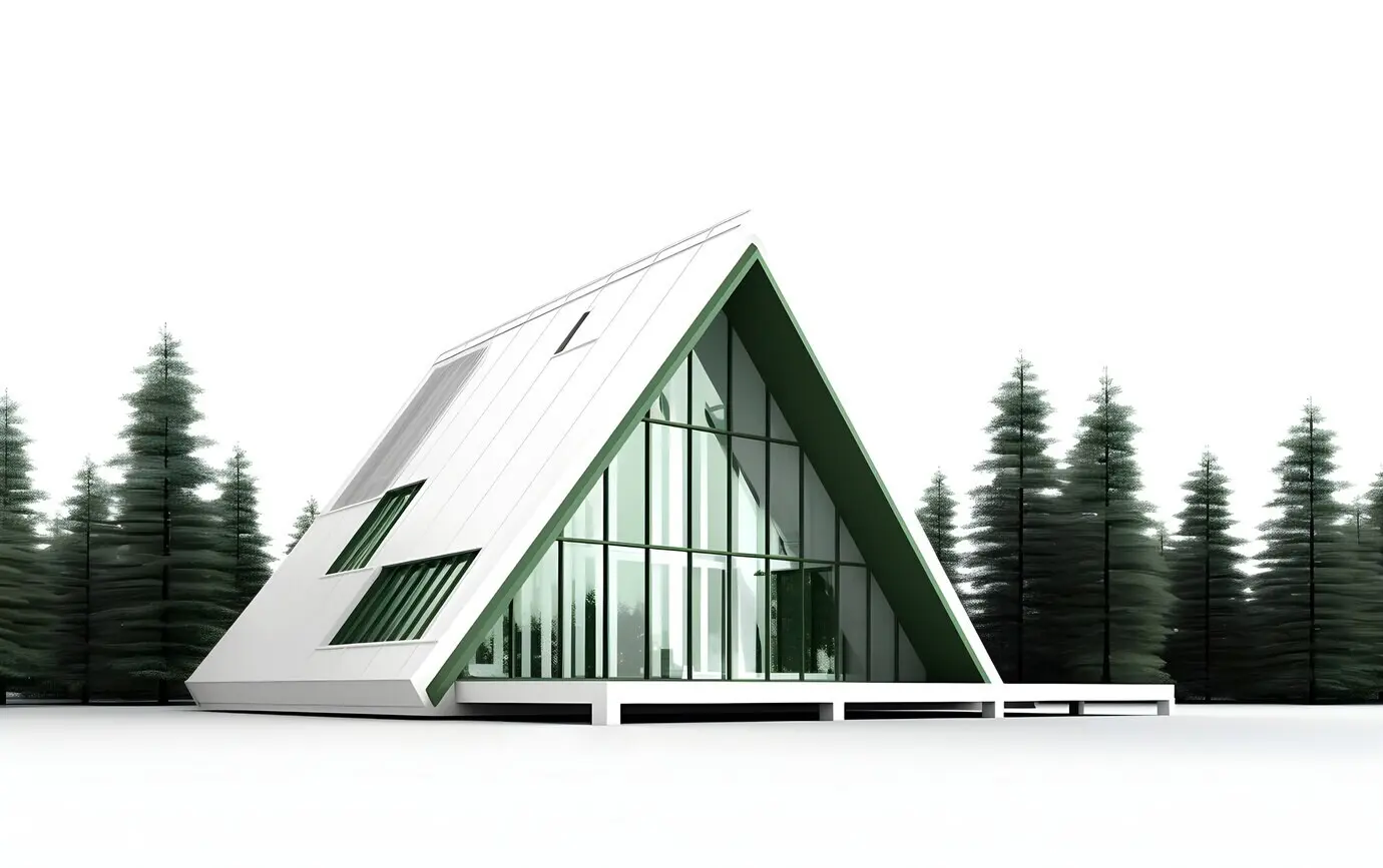 Three-dimensional model of a residential building